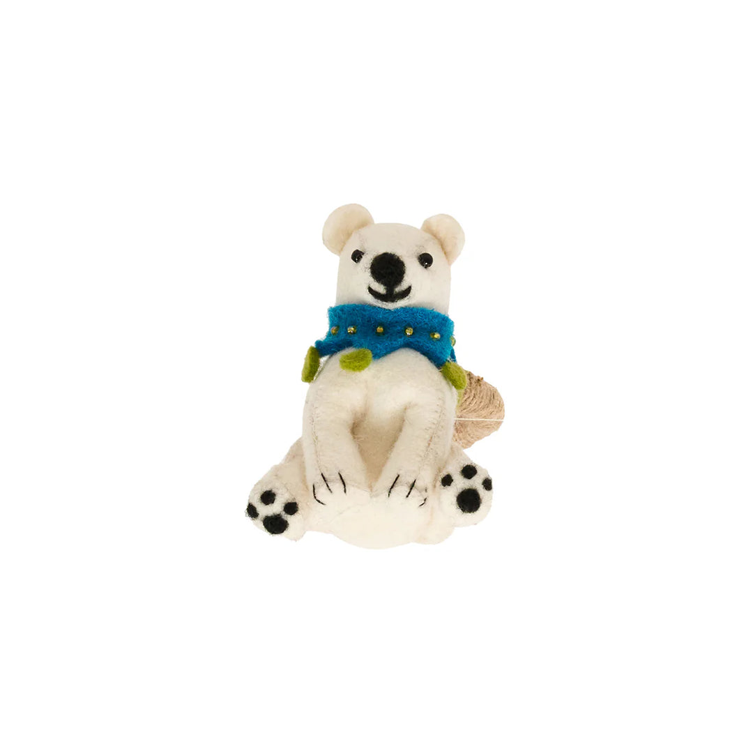 Berry & Thread North Pole Animal Napkin Ring Assorted Set/4
