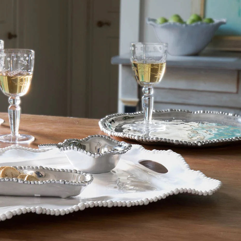 Organic Pearl Nova Round Platter