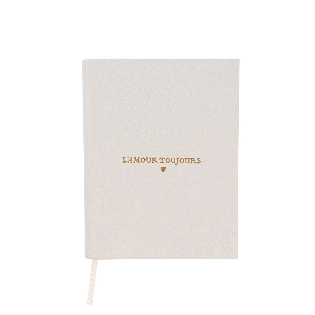 L'Amour Toujours Embossed Journal - Gold