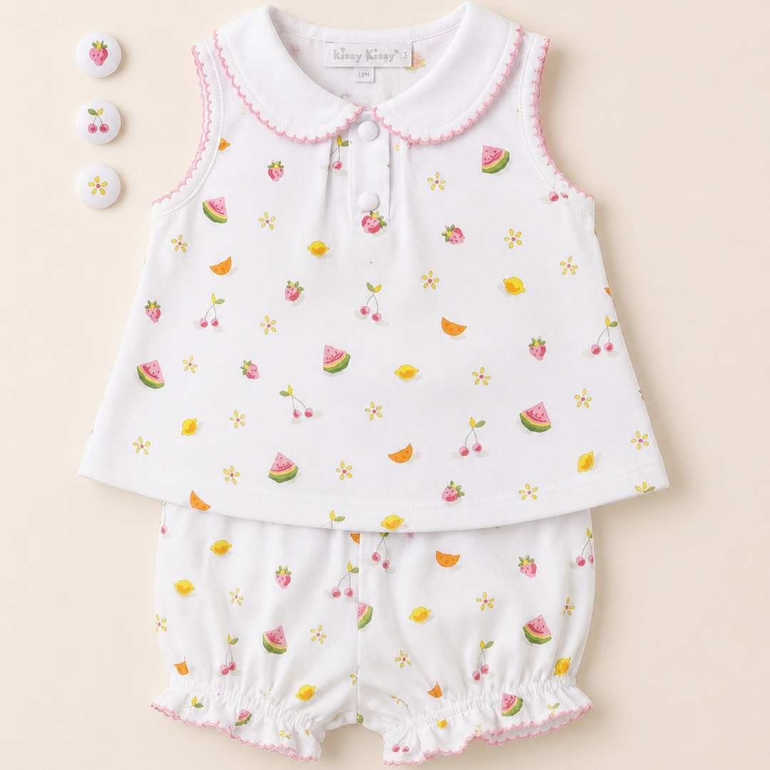 Tropical Delight Sunsuit w/ Collar