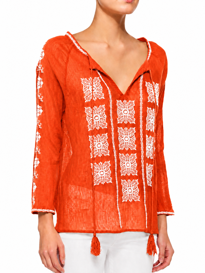 Radha Top - Orange