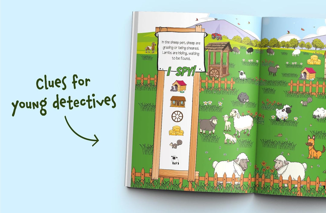 I Spy Farm: Find Animals, Tractors &amp; More on an Exciting Farm Day Adventure!