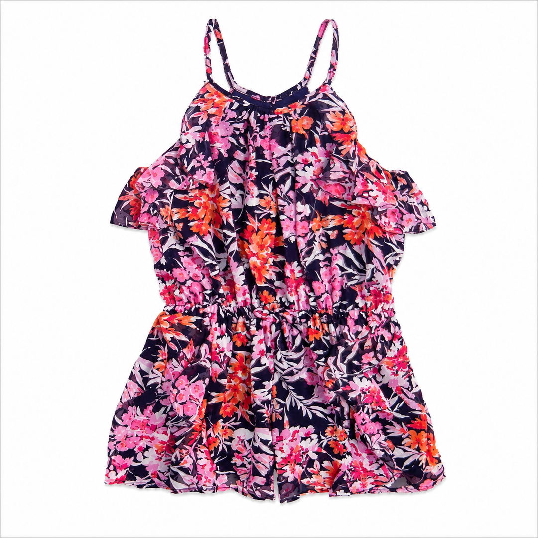 Ashley Floral Chiffon Romper