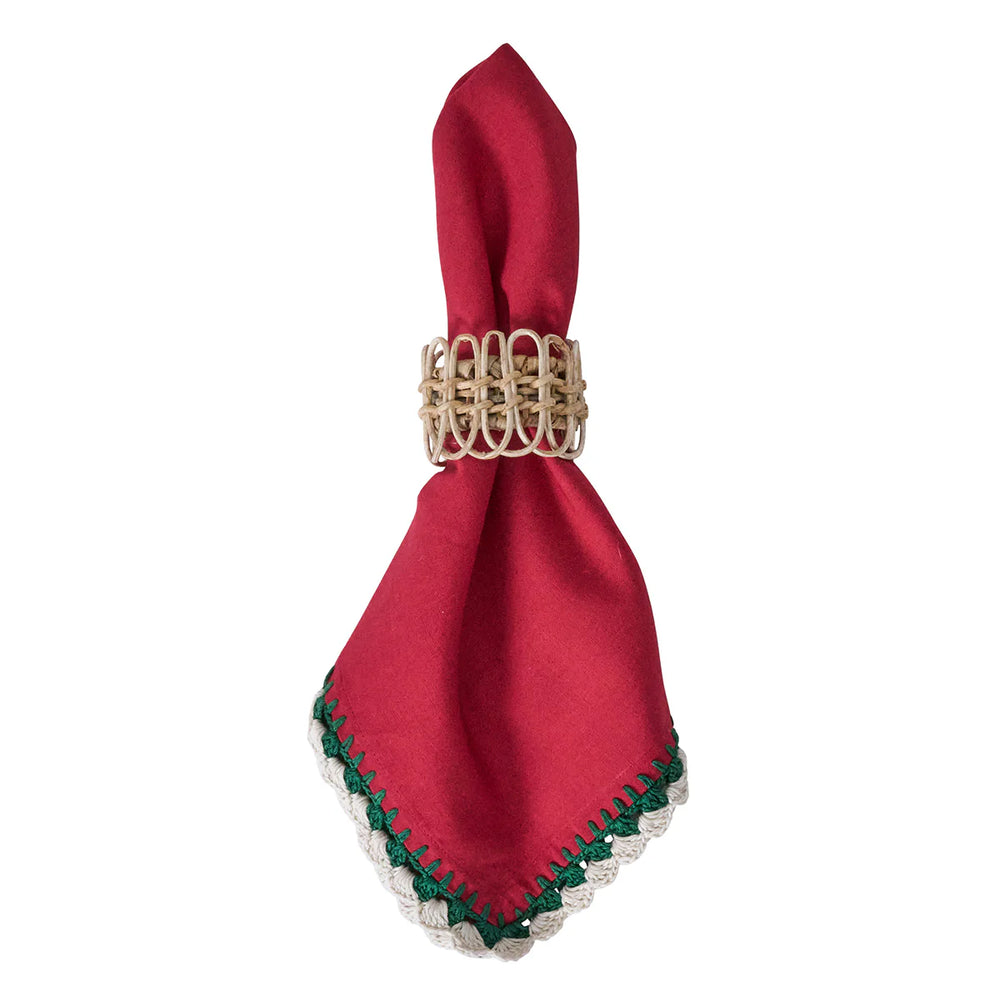 Isadora Napkin Set/4 - Red