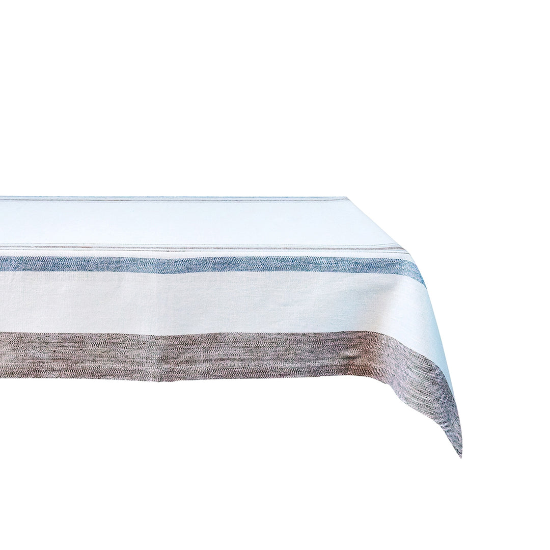 Danish Stripe 52" Table Square - Taupe