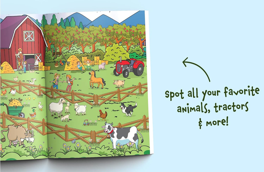 I Spy Farm: Find Animals, Tractors &amp; More on an Exciting Farm Day Adventure!