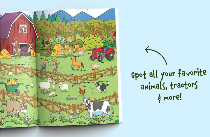 I Spy Farm: Find Animals, Tractors &amp; More on an Exciting Farm Day Adventure!