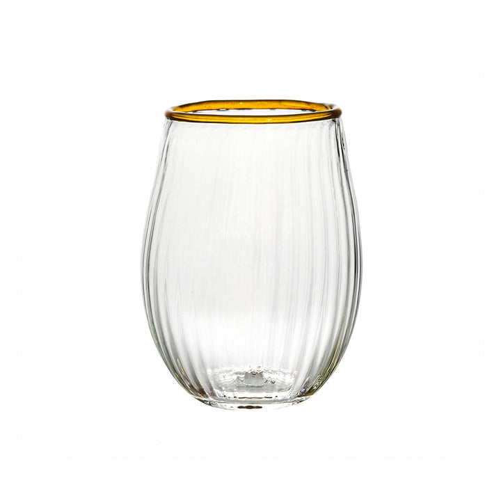 Nell Stemless Wine Glass - Daffodil