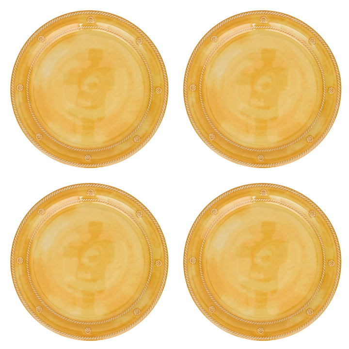 Berry & Thread Melamine Dinner Plate Set/4 - Sunshine