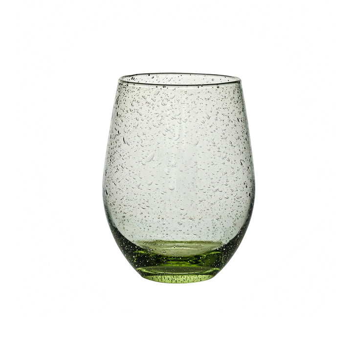 Provence Stemless Wine Glass - Basil
