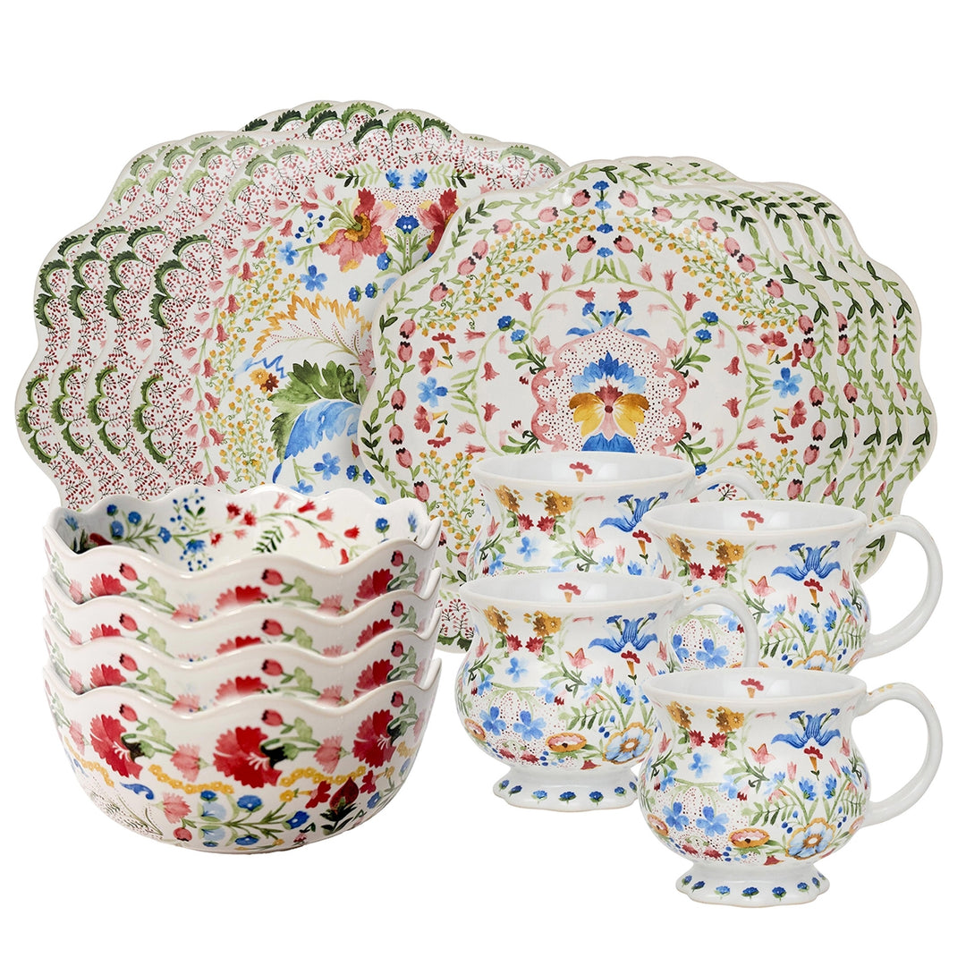 Sofia 16pc Place Setting - Multi