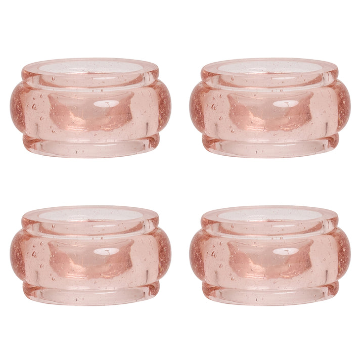 Provence Napkin Ring Set/4 - Blush