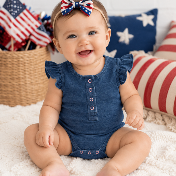 Medium Stone Girls Onesie