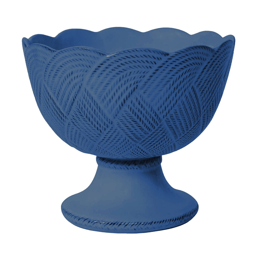 Le Panier Mystic Knot Footed Bowl - Denim