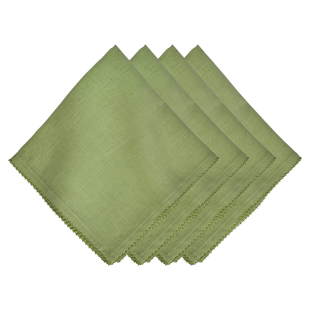 Berry Scallop Napkin Set/4 - Sage
