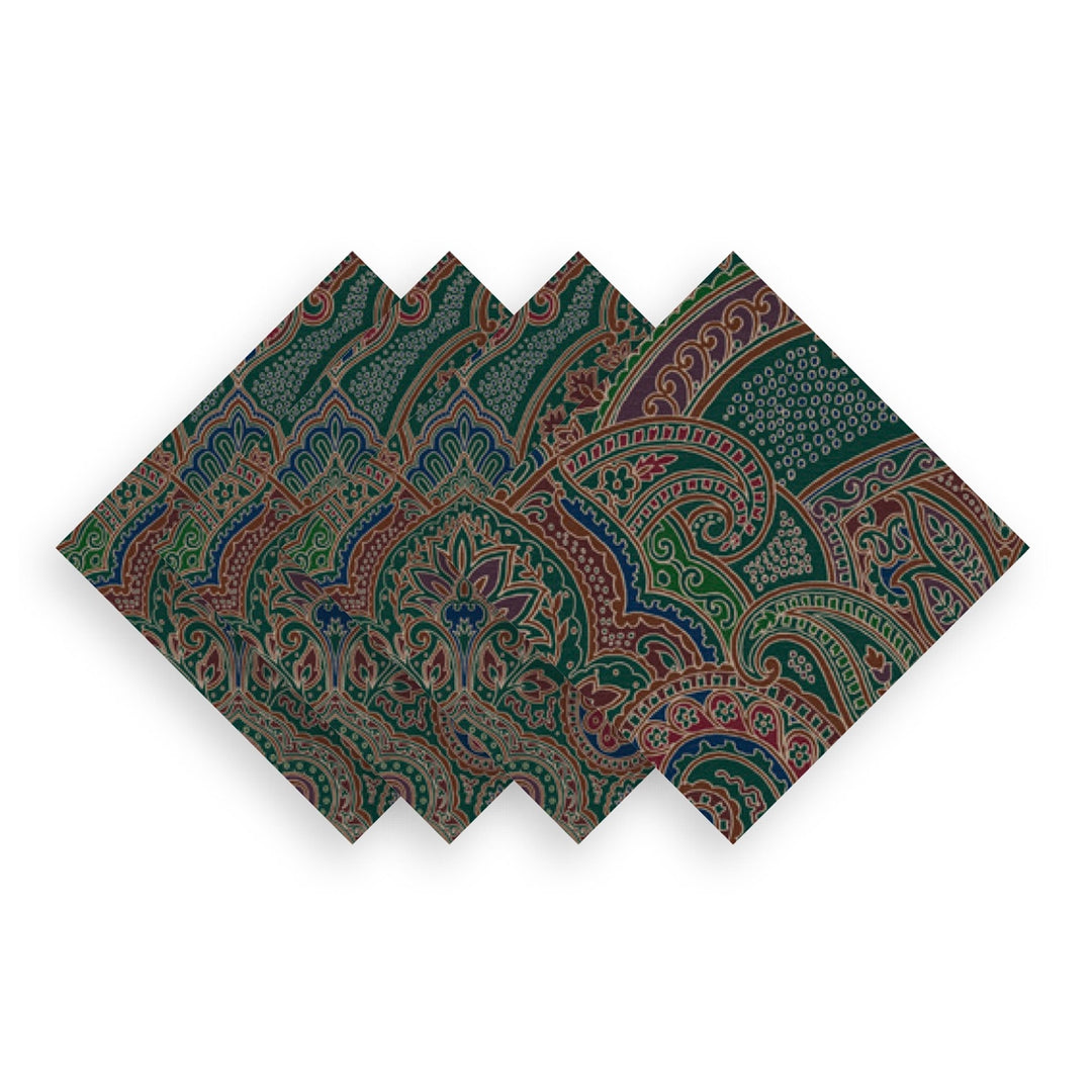 Paisley Napkin Set/4 - Evergreen