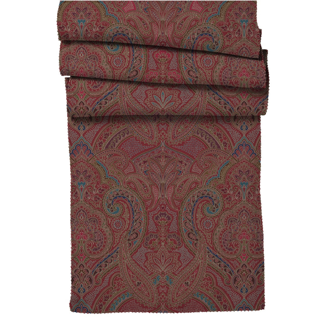 Paisley 18" x 90" Table Runner - Red