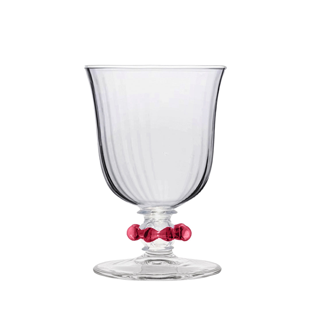 Nell Ruffle Goblet - Ruby
