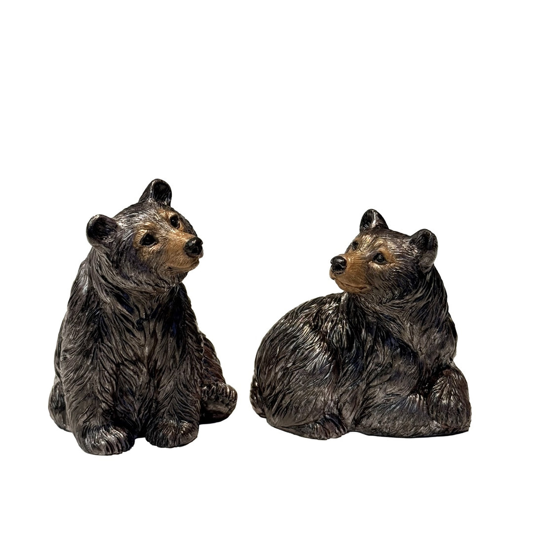 Clever Creatures Black Bear Salt and Pepper Shakers Set/2pc
