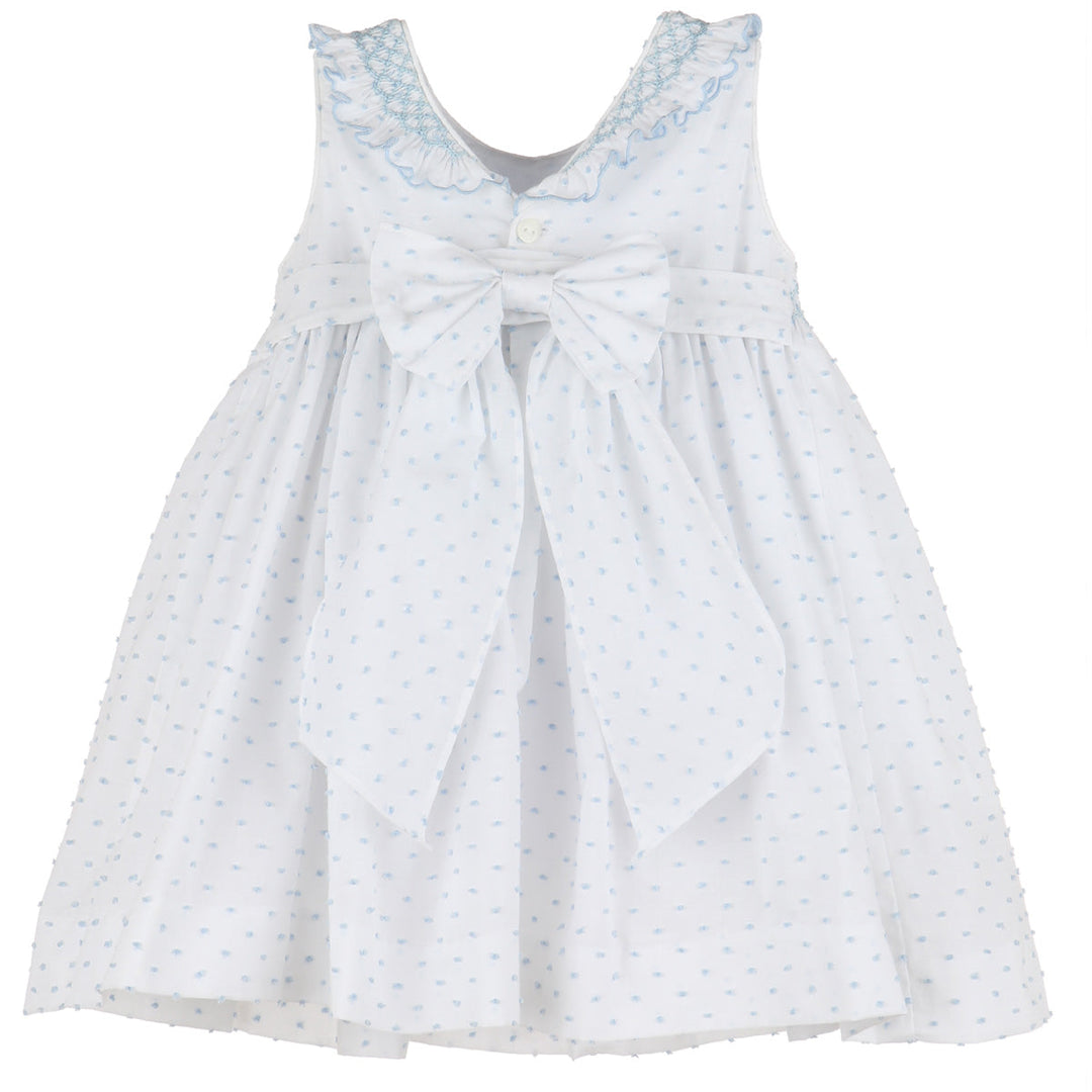 Blue Swiss Dot Dress