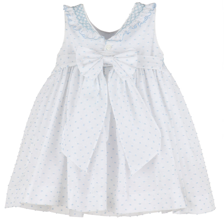 Blue Swiss Dot Dress
