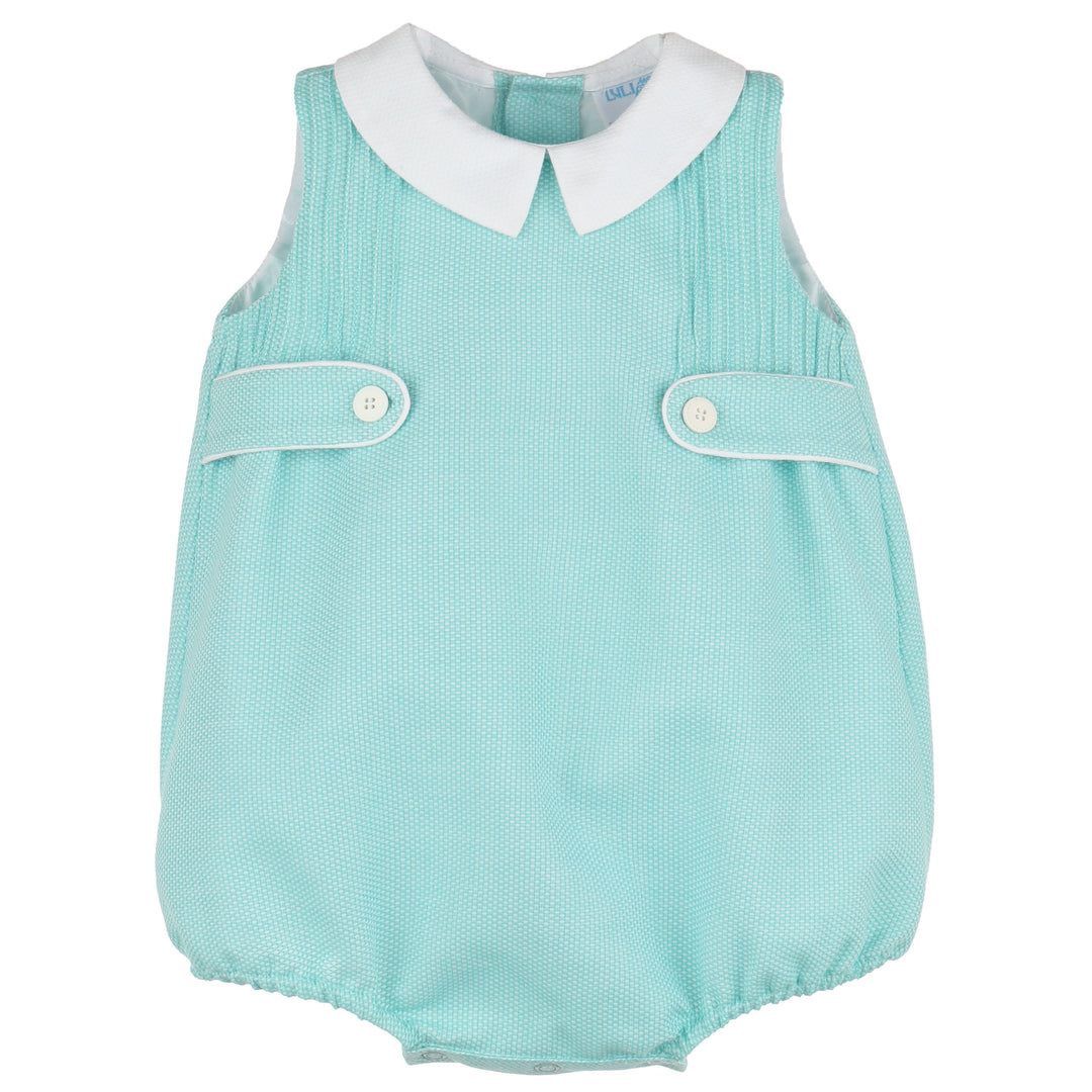 Aqua Button Tab Pique Bubble