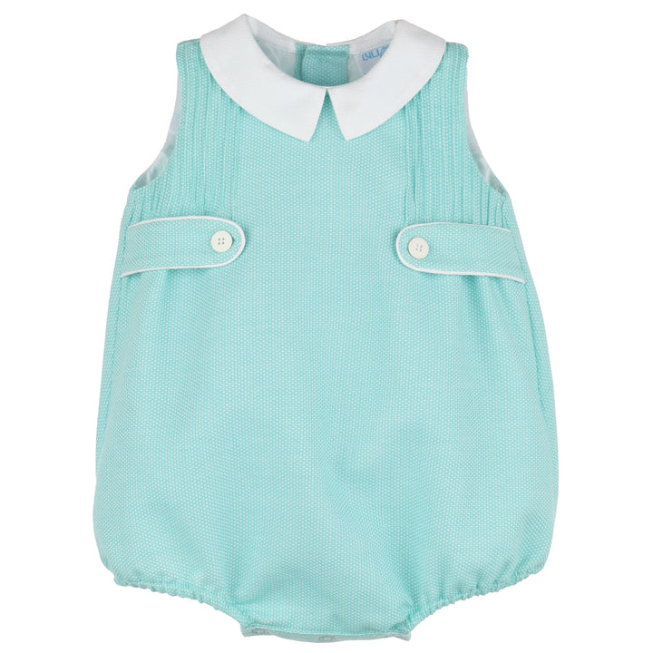 Aqua Button Tab Pique Bubble