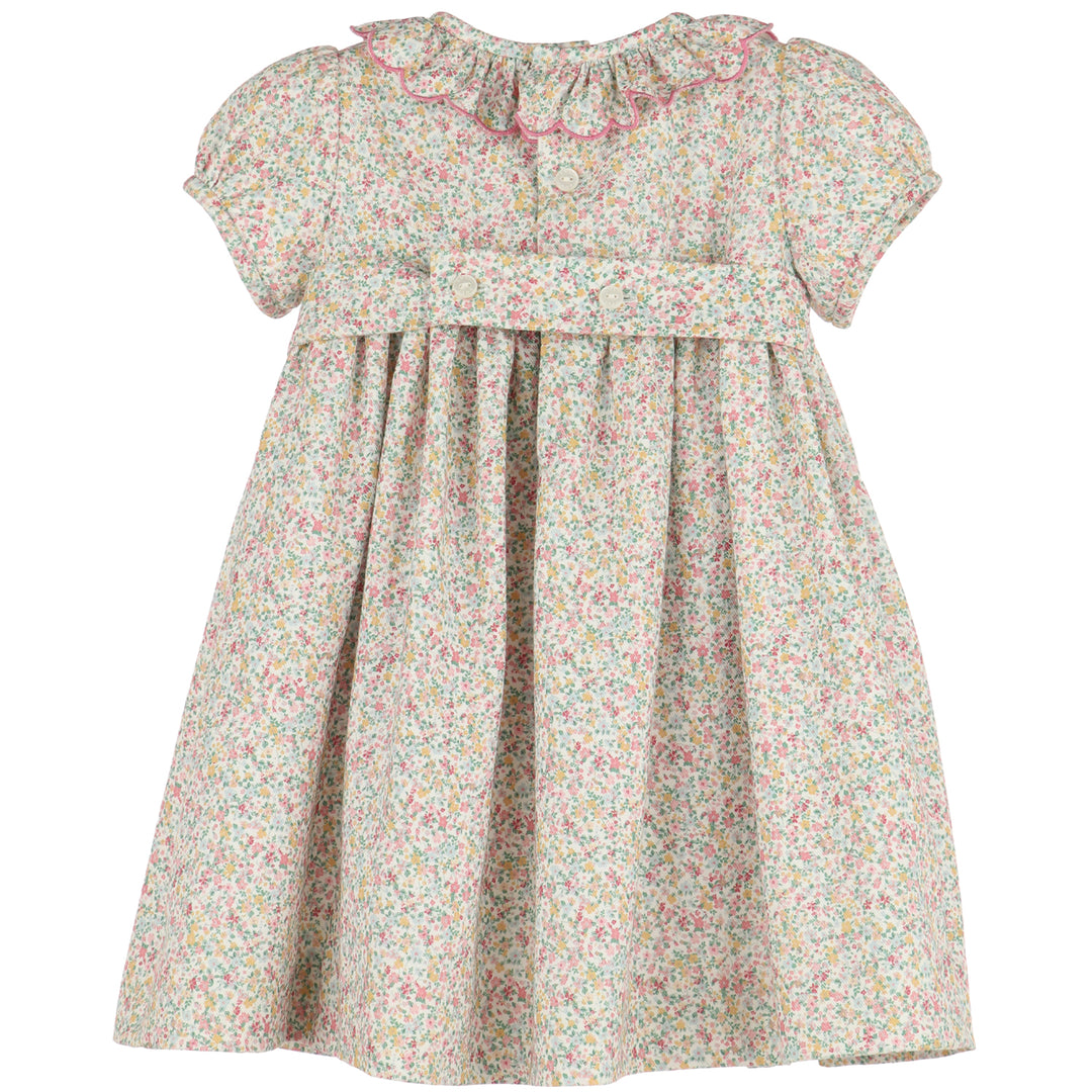 Pink Enchanting Harvest Smock Dress