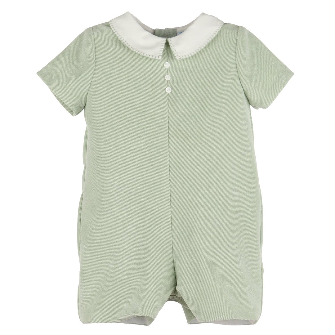 Green Majestic Cord Romper