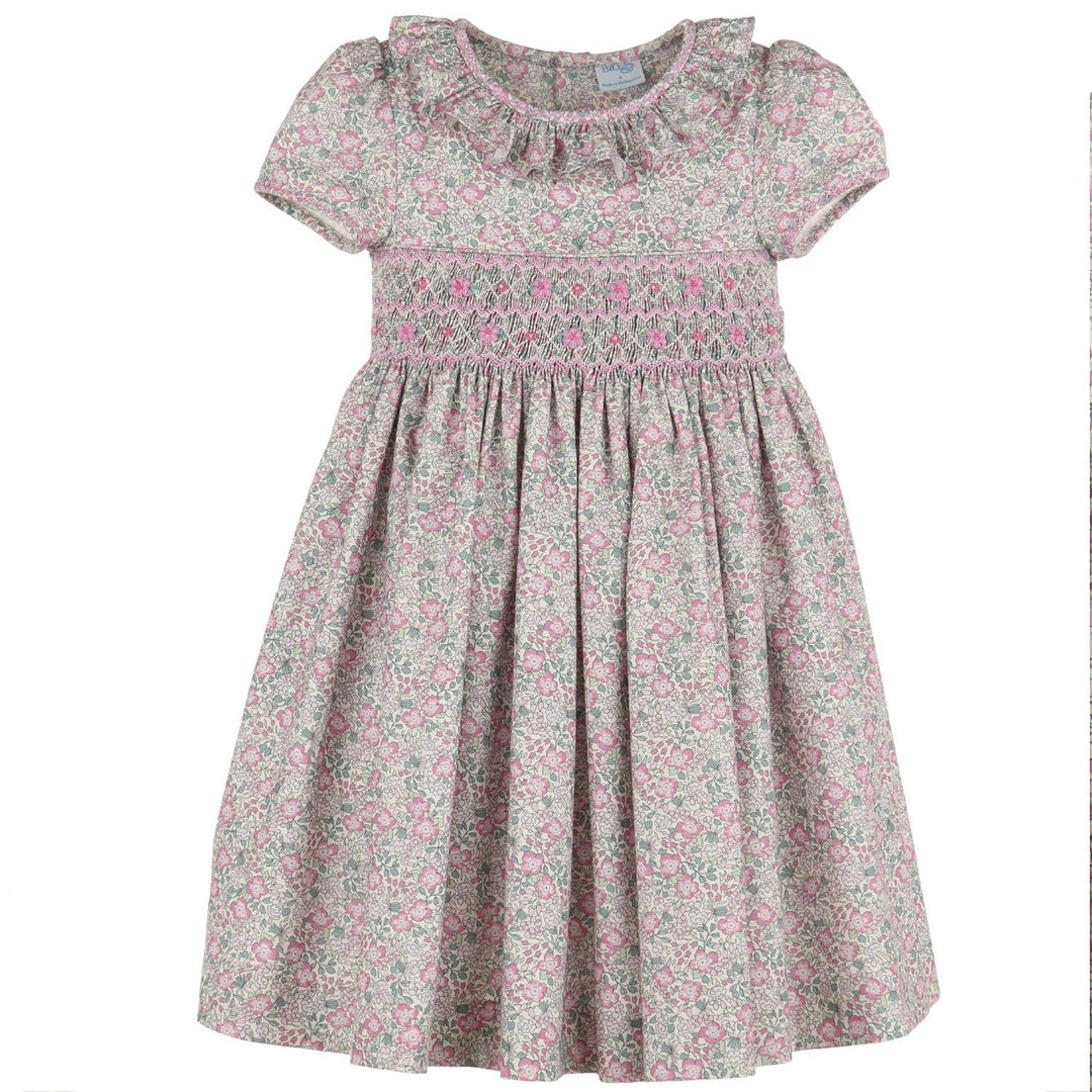 Lilac Lavish Floral Smock Dress