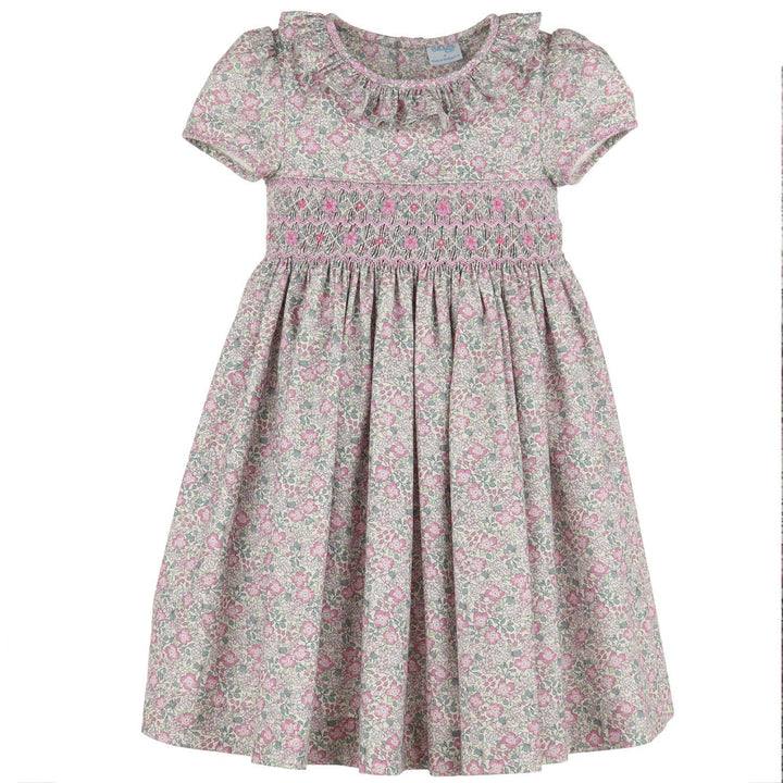 Lilac Lavish Floral Smock Dress