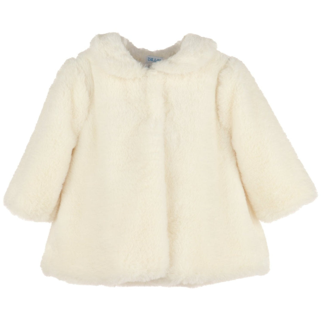 Cozy Fuzzy Long Coat - Ivory