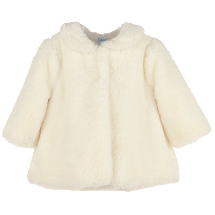 Cozy Fuzzy Long Coat - Ivory