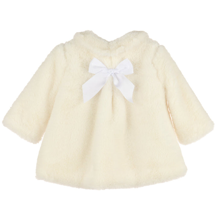 Cozy Fuzzy Long Coat - Ivory