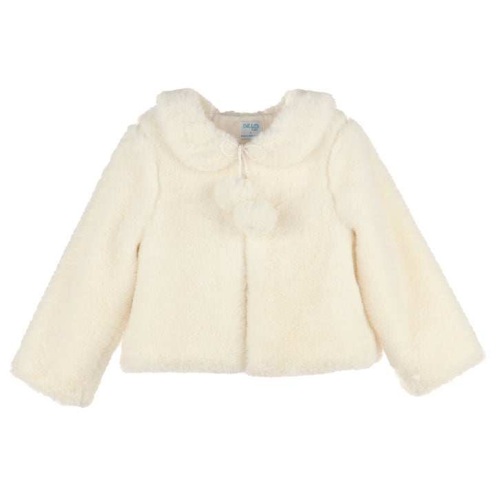 Cozy Fuzzy Coat - Ivory