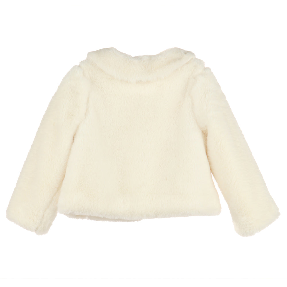 Cozy Fuzzy Coat - Ivory