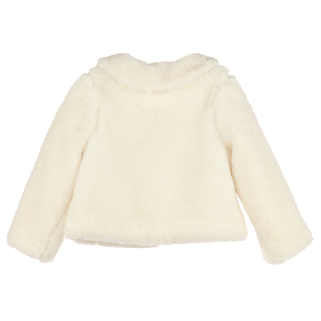 Cozy Fuzzy Coat - Ivory