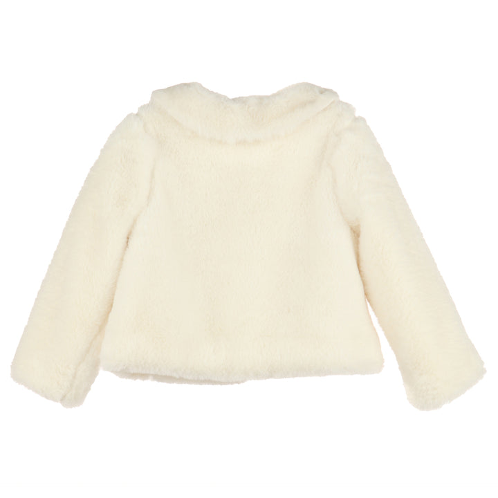 Cozy Fuzzy Coat - Ivory