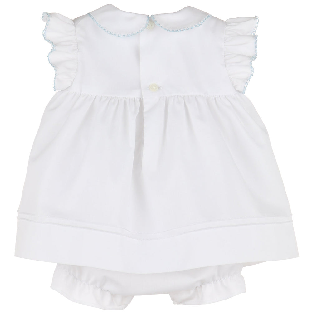 Blue Sweet April Smock Dress