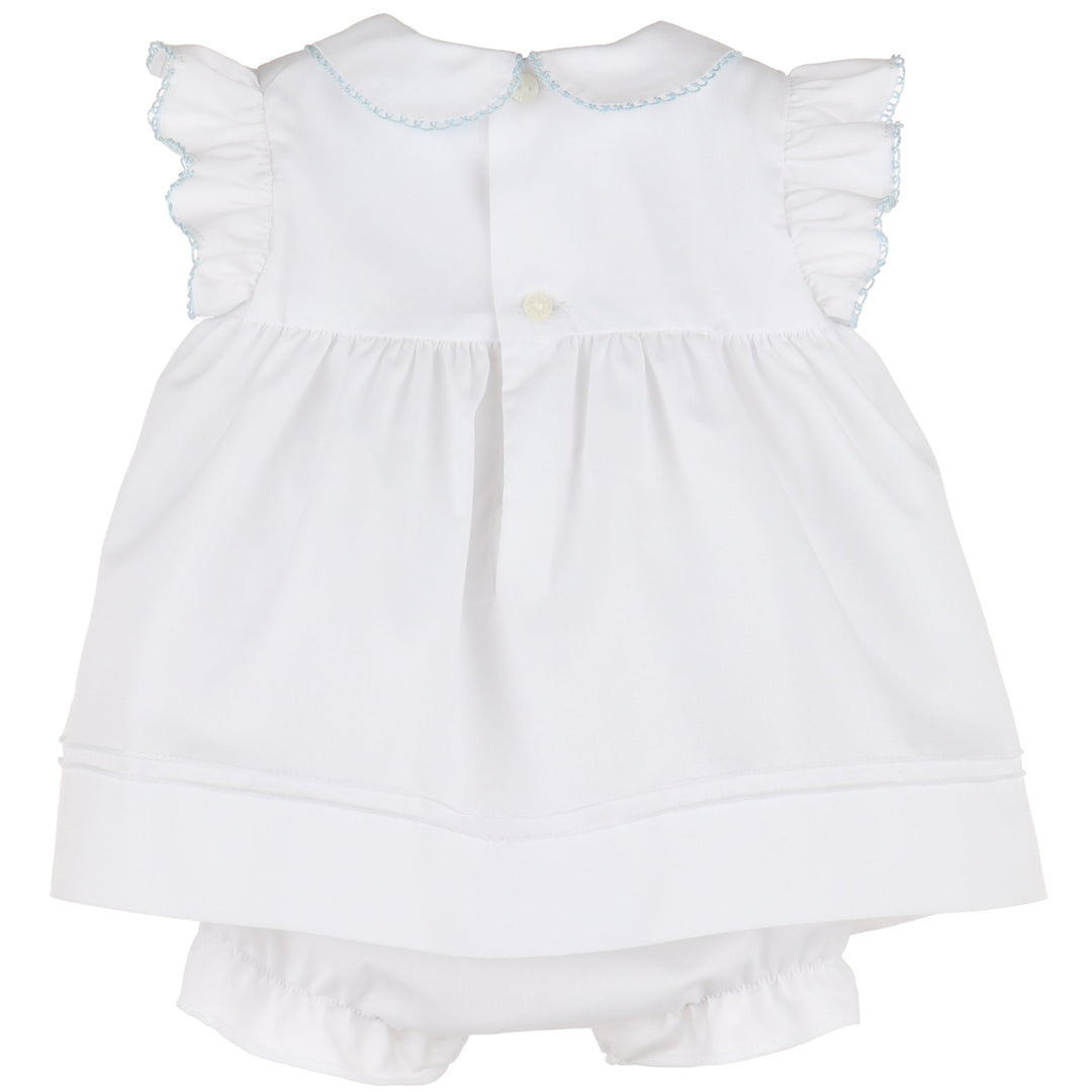 Blue Sweet April Smock Dress
