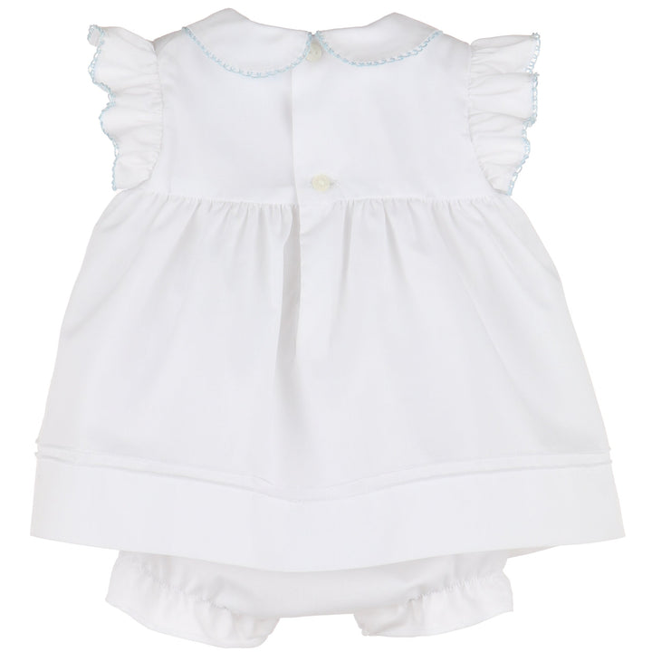 Blue Sweet April Smock Dress