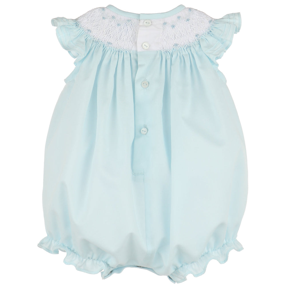 Blue Color Combo Smock Bubble