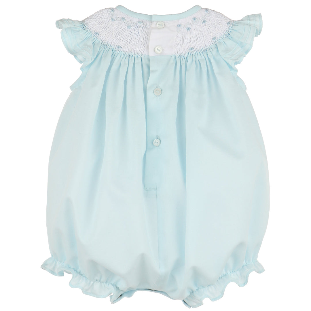Blue Color Combo Smock Bubble
