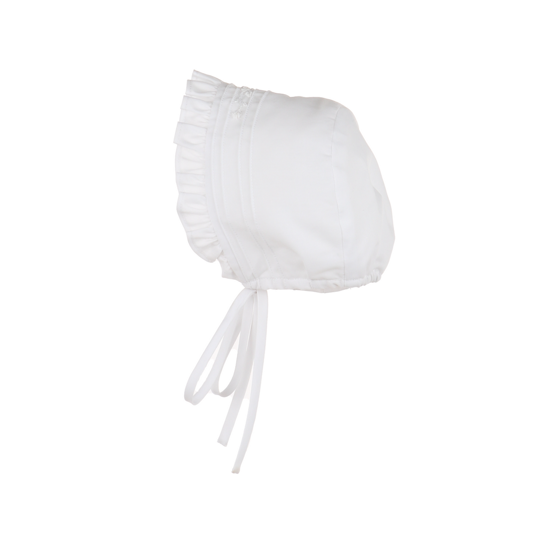 White Color Combo Smock Bishop