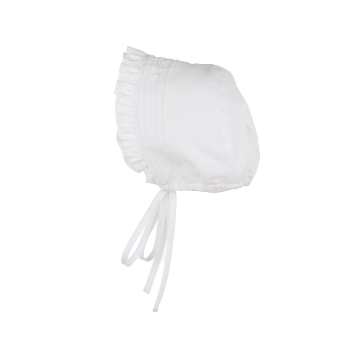 White Color Combo Smock Bishop