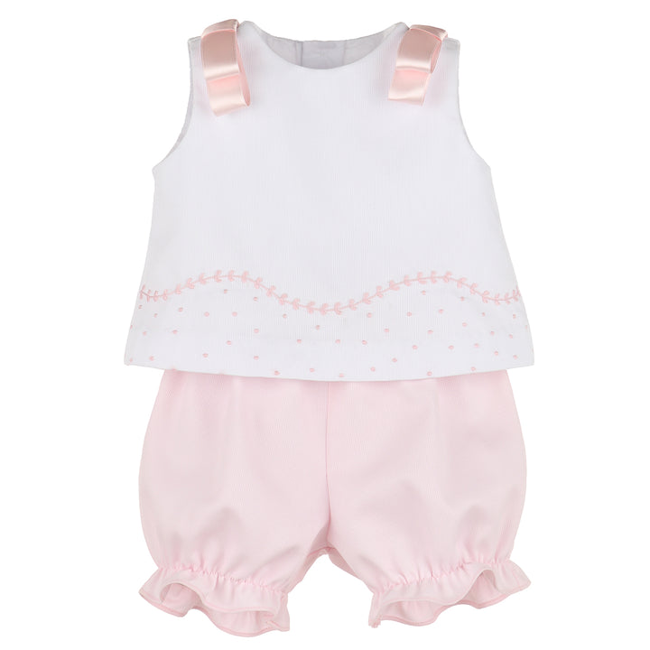 Girls Pink Party Dots Set