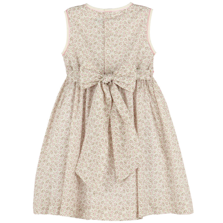 Smocked Pink Liberty Tea Roses Dress