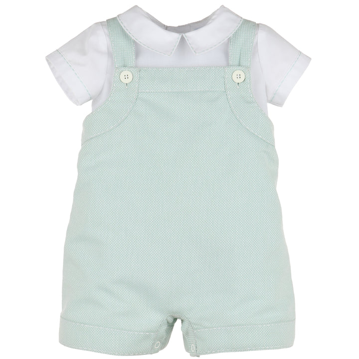 Aqua Duotone Romper Set