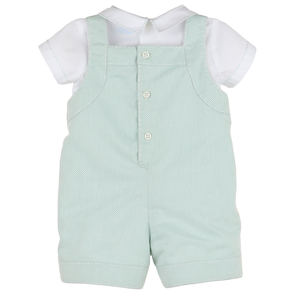 Aqua Duotone Romper Set