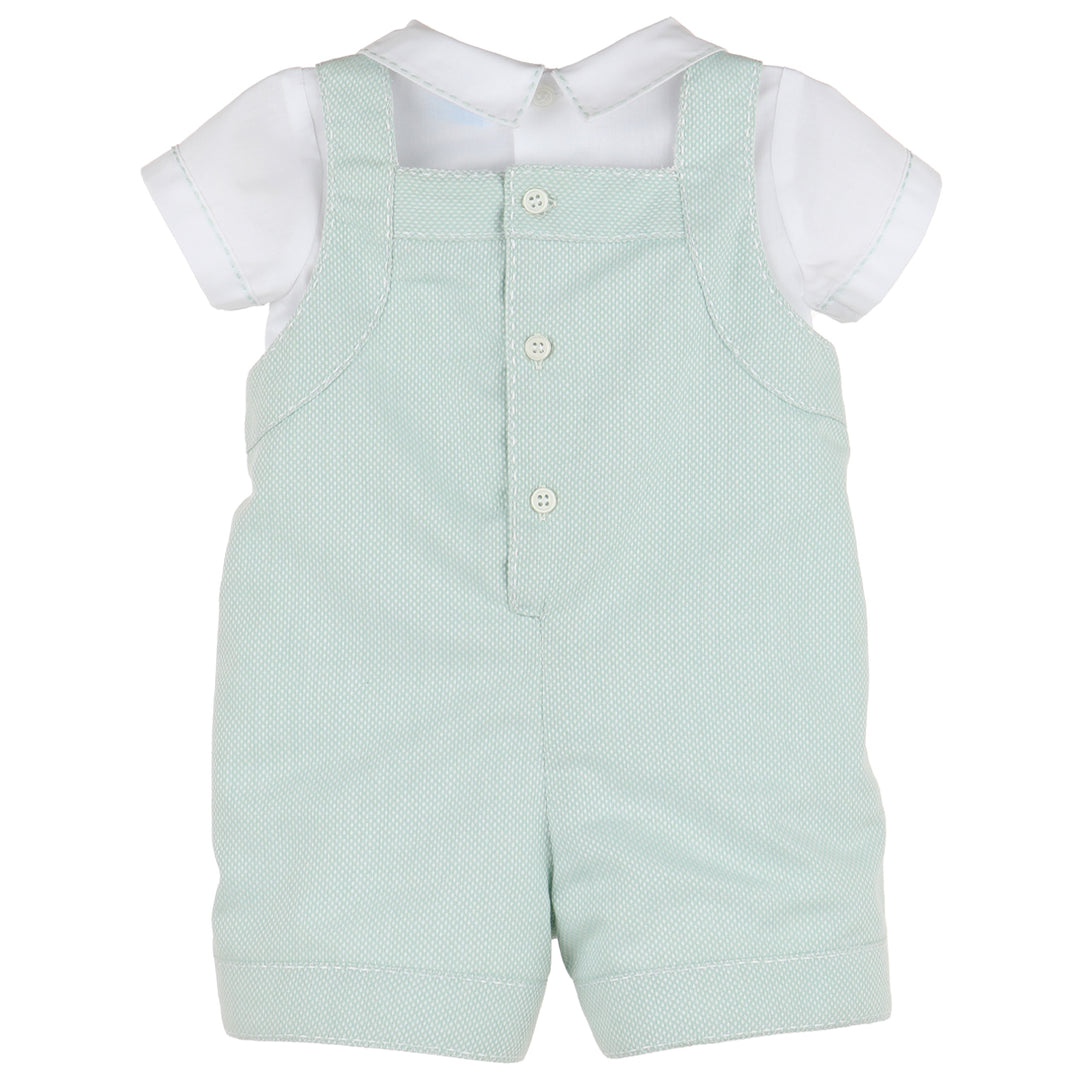 Aqua Duotone Romper Set